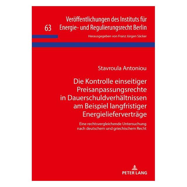 Peter Lang Antoniou:Die Kontrolle einseitiger Prei (Deutsch, Hardcover, Stavroula Antoniou) (67839077)