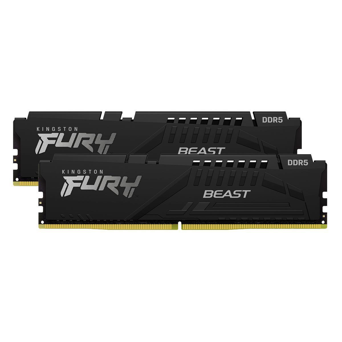 32GB (2x16GB) Kingston Fury Beast DDR5-6000 CL36 RAM Arbeitsspeicher KF560C36BBE2K2-32