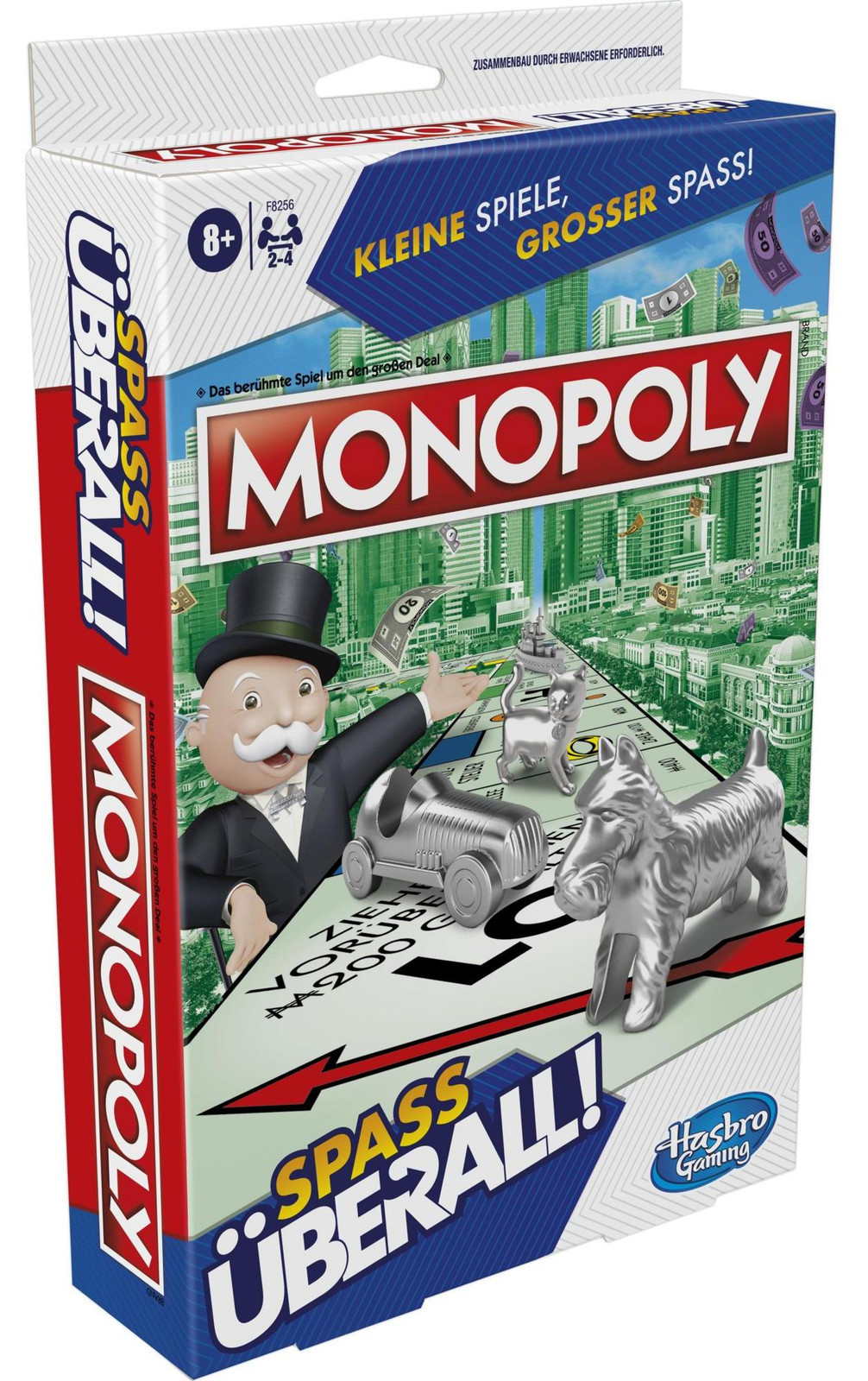 Hasbro Gaming Monopoly Compact spel voor kinderen vanaf 6 jaar