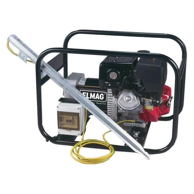 Elmag - Erdungsspiess 1 Meter, Erdungskabel 4 Meter, Querschnitt 16 mm (53331)