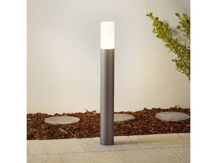 Albert Leuchten LED Wegeleuchte 2277, dimmbar, alu / grau / zink, Aluminium, Modern