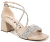Women's Captivate Sandal by LifeStride in Beige Faux Leather (Size 6 M)