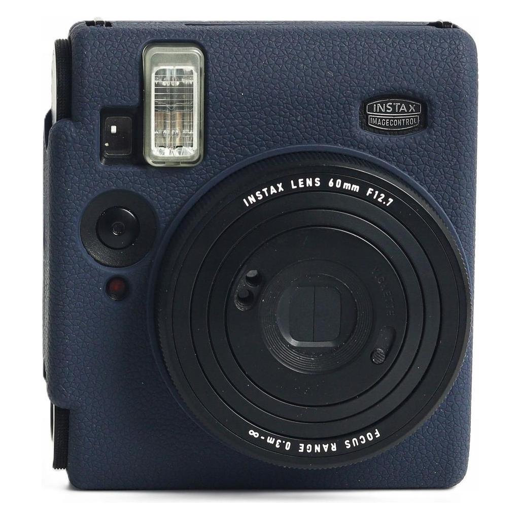 Loveinstant Futerał Etui Pokrowiec Case Silikon Fuji Fujifilm Instax Mini 99 Granatowy (LOVEINSTANT)
