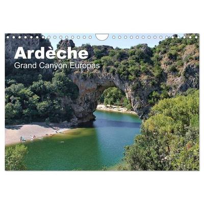 Ardèche, Grand Canyon Europas (Wandkalender 2027 DIN A4 quer), CALVENDO Monatskalender