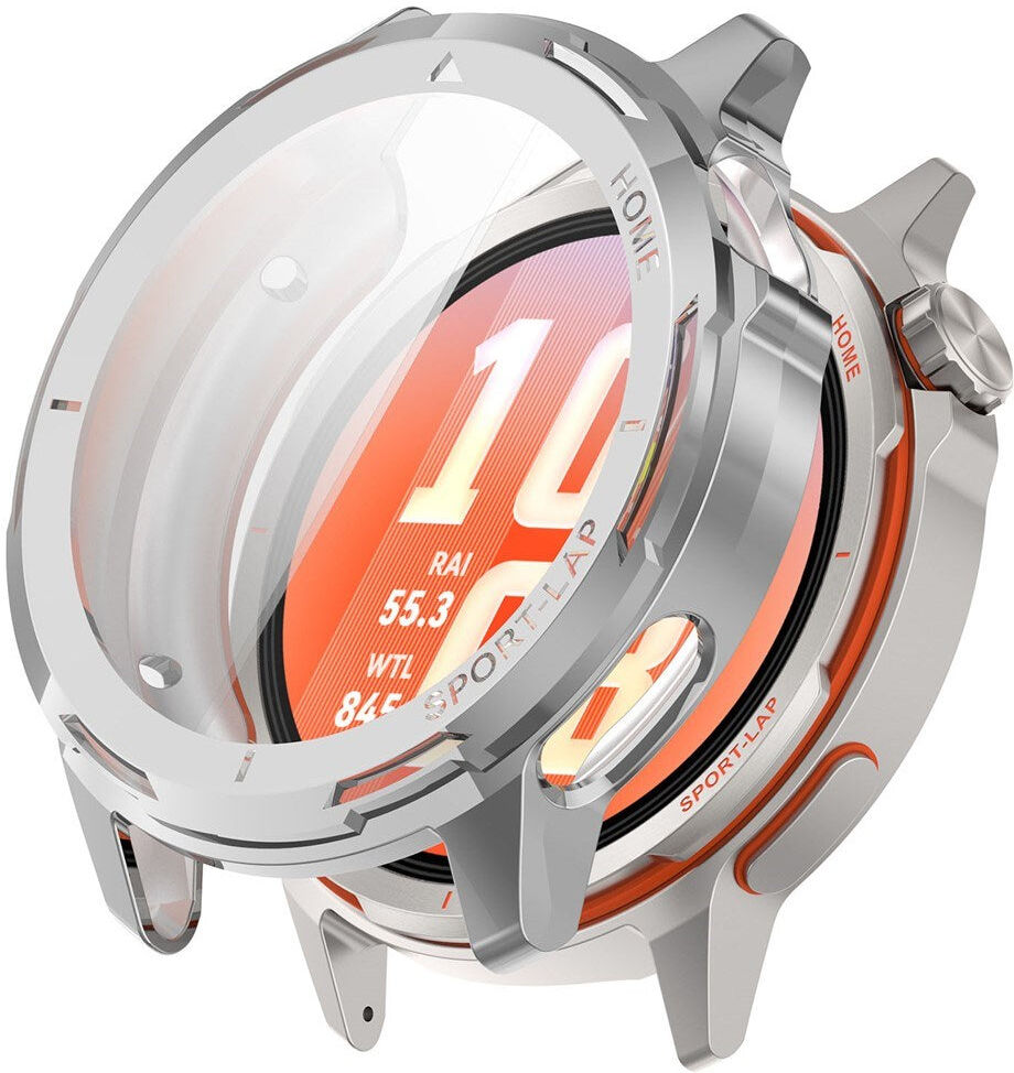 INCOVER Huawei Watch GT Runner 2 Fleksibelt Plastik Case - Sølv