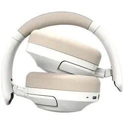 Creative Zen Hybrid 2 (wei?, Bluetooth, USB-C, ANC) (ANC, 67 h, Kabelgebunden, Kabellos), Kopfhörer, Weiss, Beige
