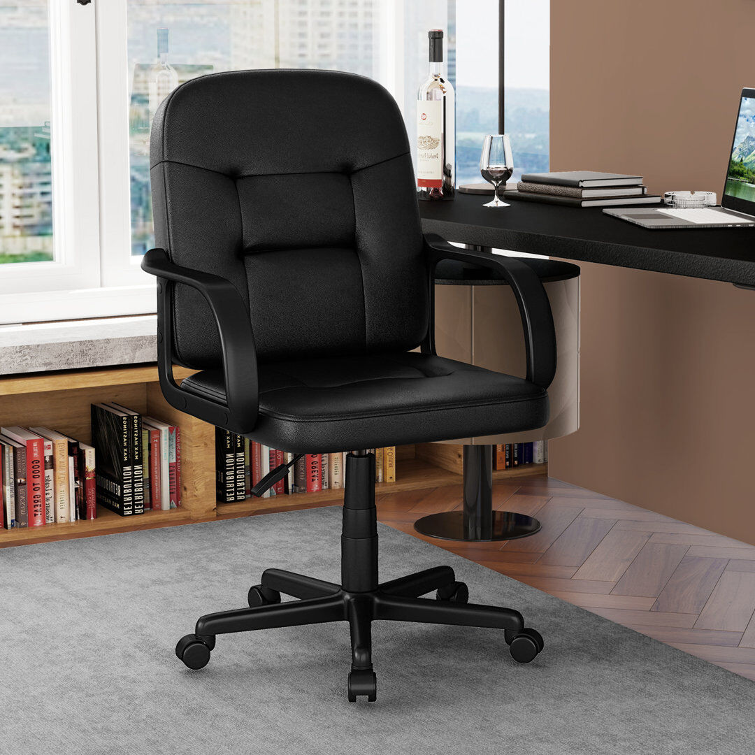 Marlow Home Co. Office Chair Black 64cm W X 63cm D