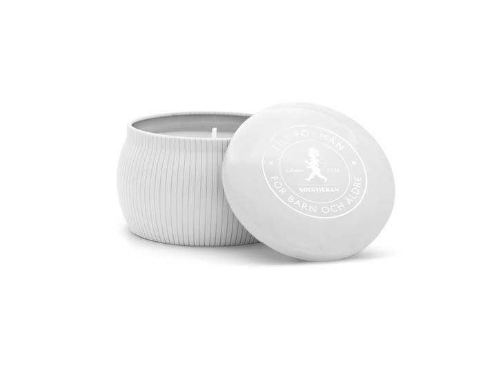 Solstickan Design Bougie parfumée Solstickan 25 h Blanc-eucalyptus