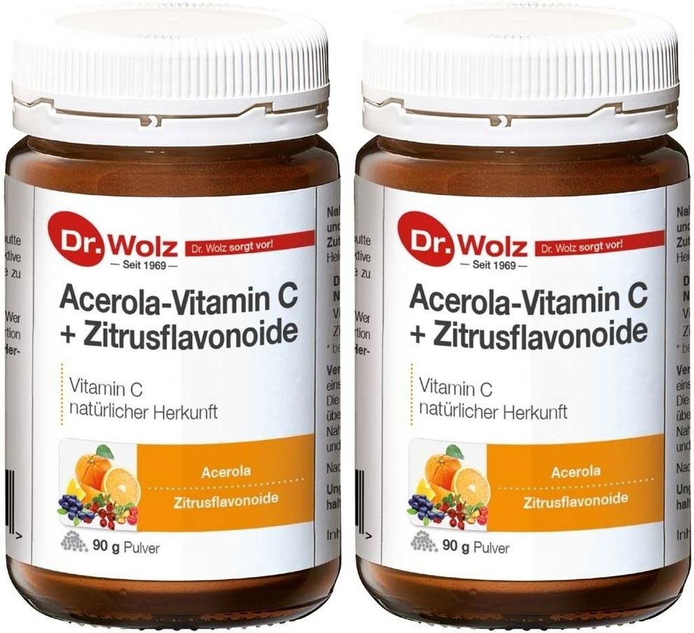 Dr. Wolz Vitamin C+Bioflavonoide Dr.Wolz Pulver 2x 2x90 g