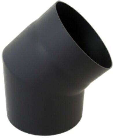 Bertrams Bogen 05SB45-160 45°, 2-tlg., Ø 160 x 2 mm, feststehend, ohne Tür, schwarz