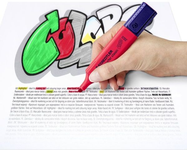 Staedtler Highlighter   Pastel   Rød