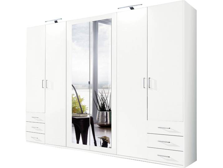 Kleiderschrank WIMEX Fügen , weiß, B:270cm H:208cm T:58cm, Schränke, Kleiderschrank