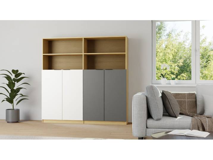 Kleiderschranksystem anpassbar Premium Dekore Eiche