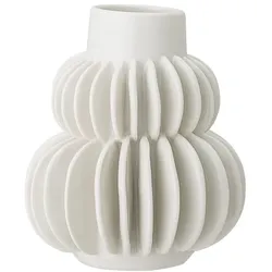 Bloomingville Vase Halfdan, Ø11.5 x H14cm, weiss