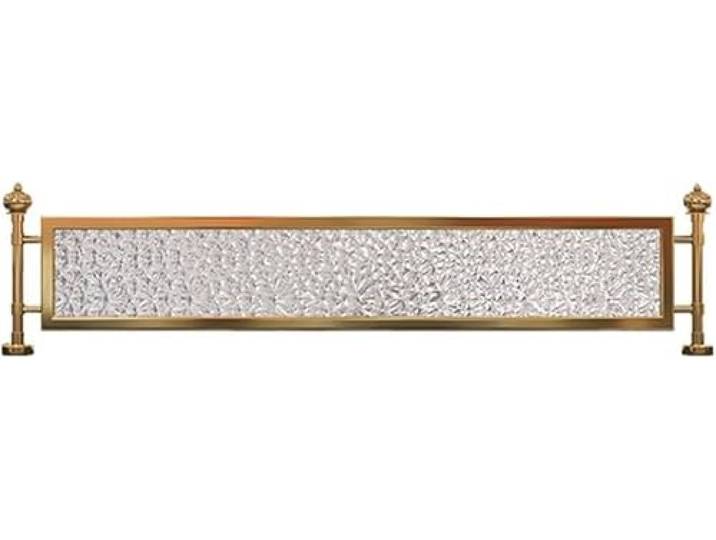 TVANTRUXIS Schreibtischteiler aus gehärtetem Glas und Eisen Privatsphäre im Arbeitsbereich in Schwarz und Gold in mehreren Größen: Raumteiler(Gold,55.1x11.8 in)