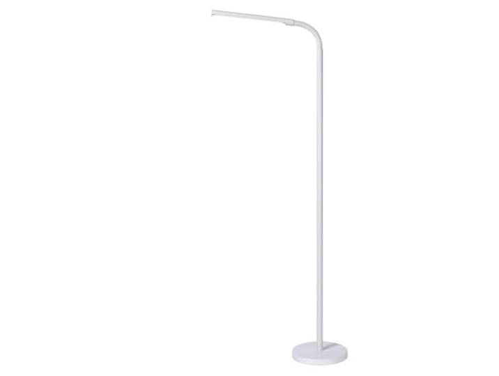 LUCIDE GILLY - Stehlampe Mit Leselampe - LED - 1x6W 2700K - Weiß