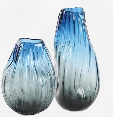 Uttermost Midnight Horizon Vases (Set of 2)