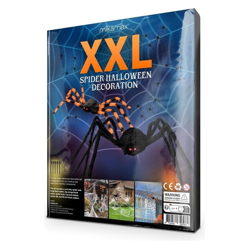 Mikamax XXL Spider Halloween Decoration (1 Stk.) (05135)