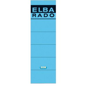 Elba Rückenschilder 100420952 rado, blau, 59 x 190mm, selbstklebend, 10 Stück