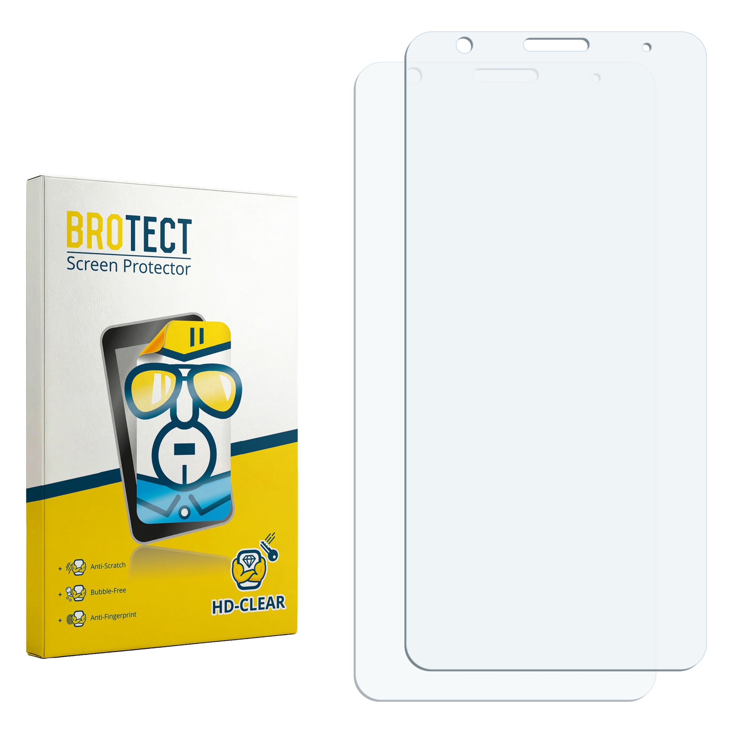 Brotect Schutzfolie für ZTE Blade A3 2020 Displayschutz Displayschutzfolie Folie Klar Transparent (2 Stk., ZTE Blade A3 (2020)) (1865065)