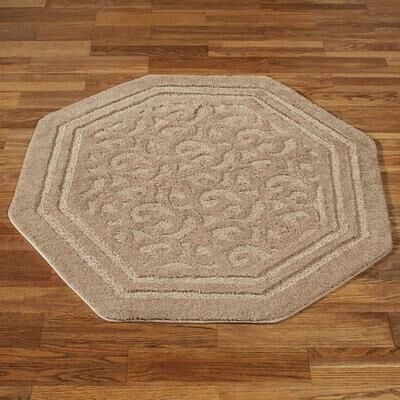 Touch of Class "Palermo Octagon Rug, 5'8"" Octagon, Sand"