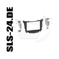 ACV 381143-32 Doppel DIN 2-DIN Radioblende Hyundai i30 2012-> Einbaurahmen sc...