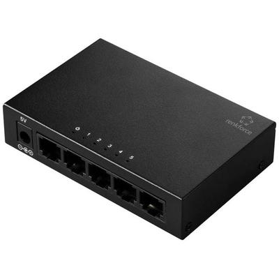Renkforce RF-6385004 RF-6385004 Netzwerk Switch RJ45 5 Port 1 GBit/s