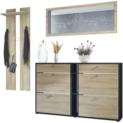 GARDEROBE Orlando Eiche sägerau