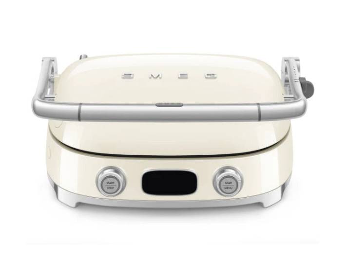 Smeg - Multifunctionele Grill Crème Jaren 50 Contactgrill
