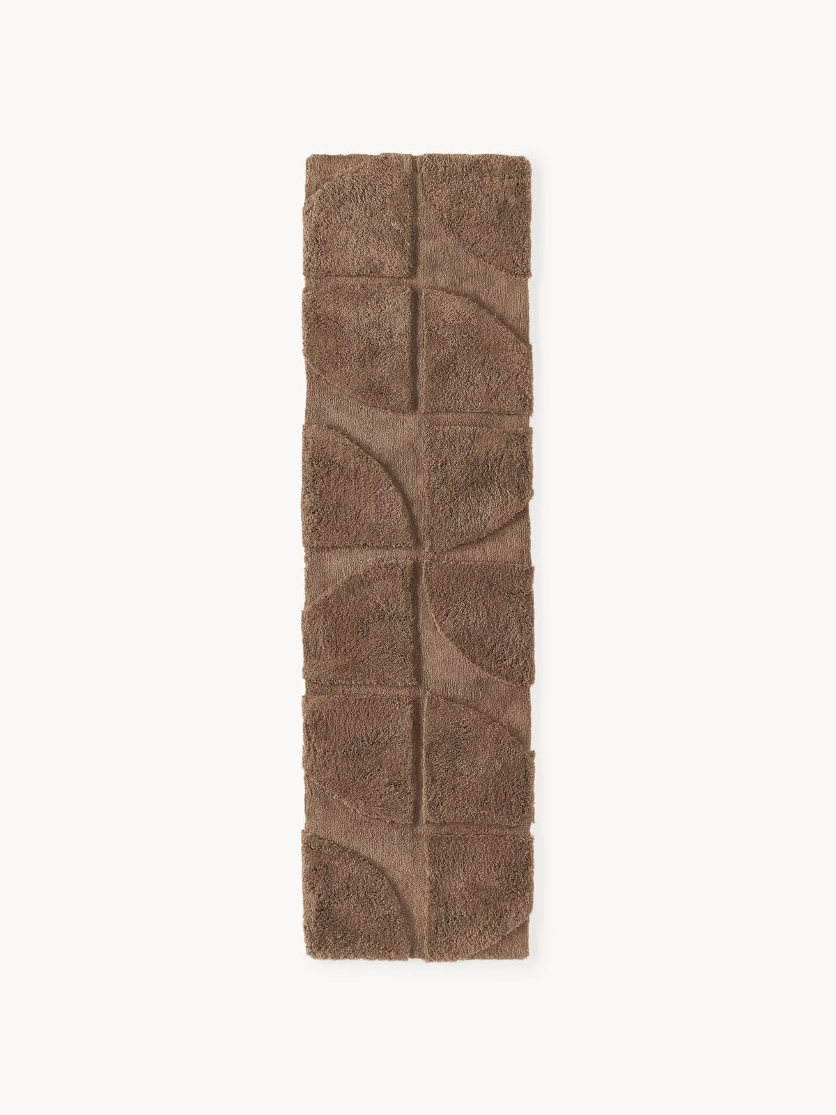 Westwing Collection High-low loper Jade modern rechthoekig polyester