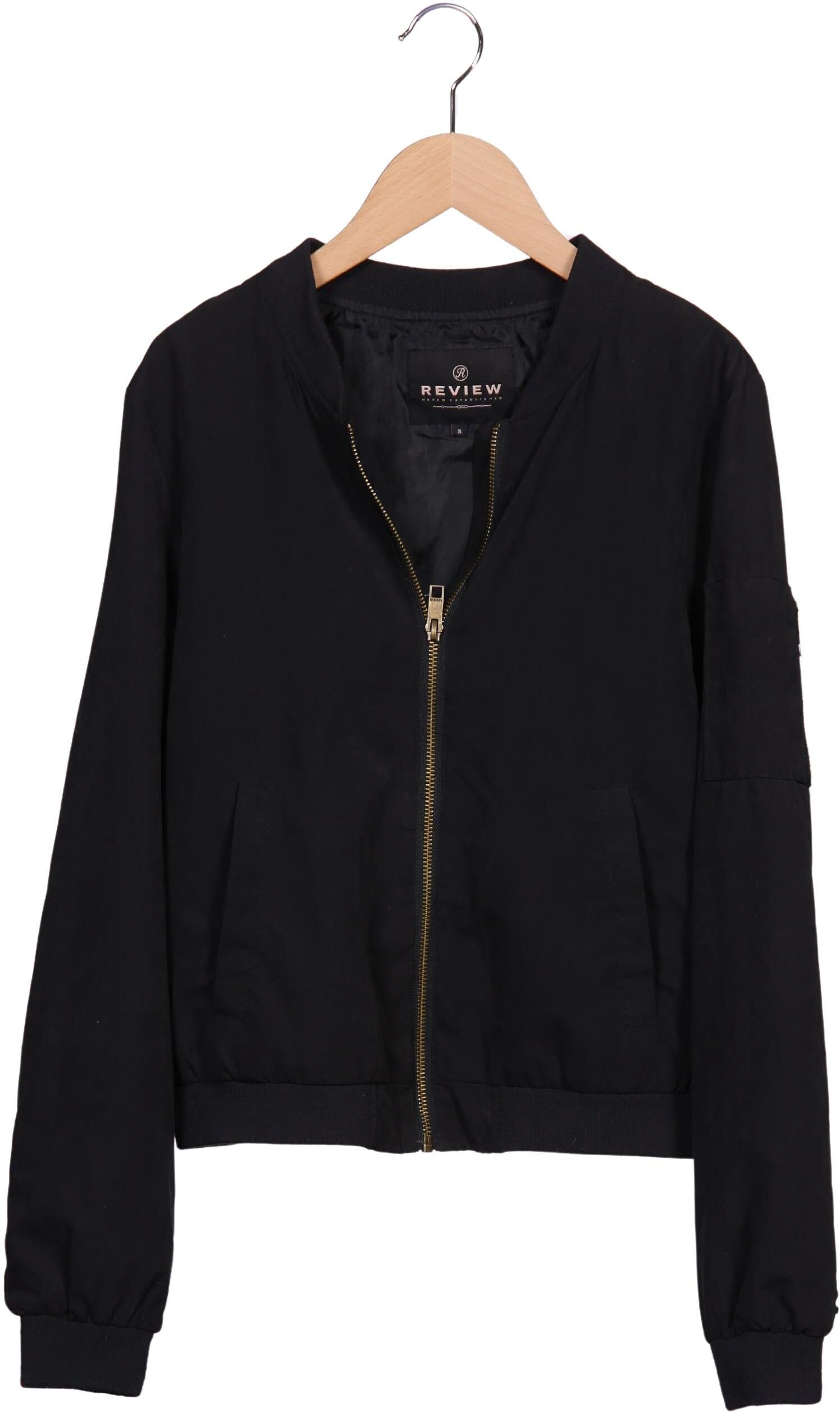 Review Damen Jacke, Schwarz, Gr. S, Synthetik - Second Hand
