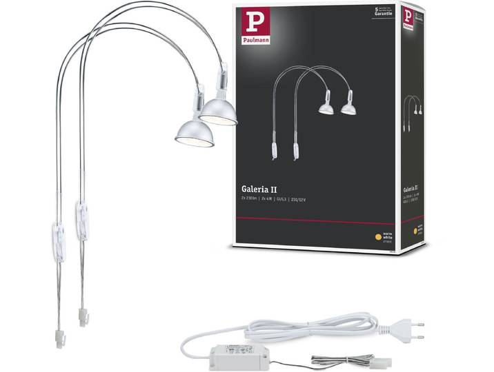 Galeria LED-spiegellamp Assistent II GU5\,3 2700K 2x230lm 230V 2x4W Chroom