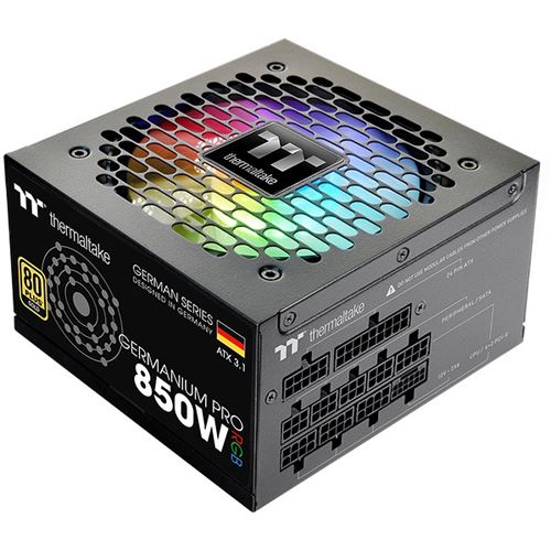 850 Watt Thermaltake Germanium Pro RGB Modular 80+ Gold