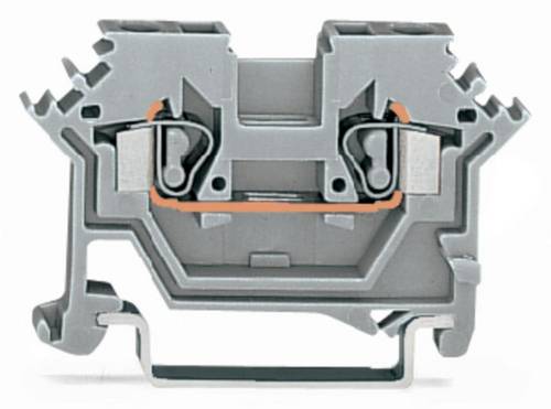 WAGO 280-601 Durchgangsklemme 5mm Zugfeder Belegung: L Grau 100St.