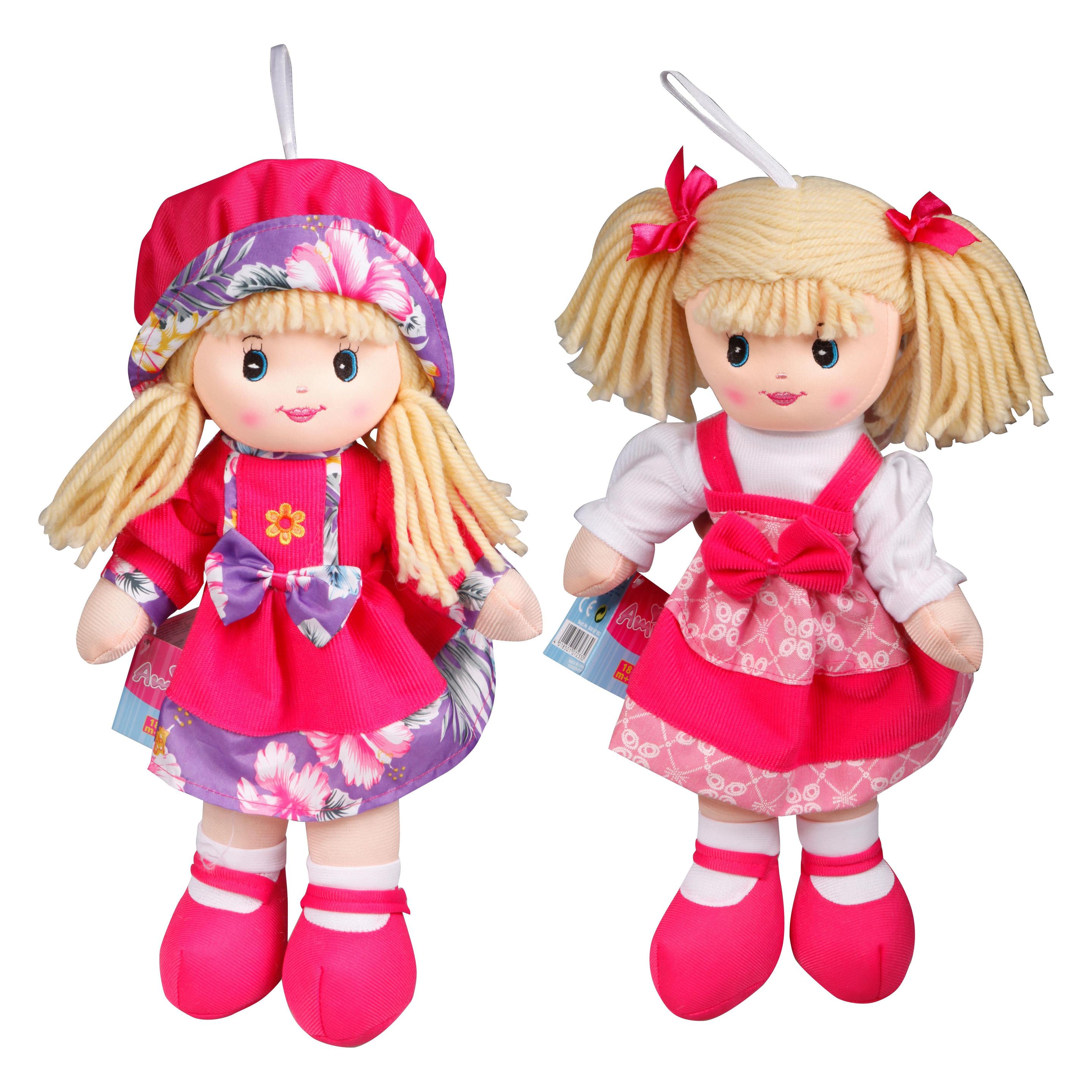 Magni AM Wollhaarpuppe "Lotte" 40cm sort. 50007952 (50007952)