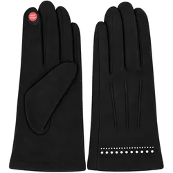Antonio Kuschelige Damenhandschuhe mit Innenfutter - schwarz