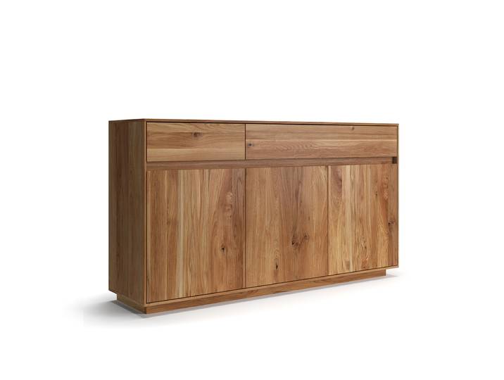 Sideboard Sora in Wildeiche natur geölt – Montierte Lieferung – 3%-Vorkasse-Rabatt
