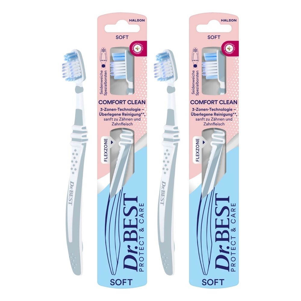 Dr.best Comfort Clean Soft Zahnbürste x2 2x1 St