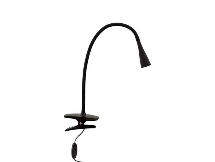 LED Lampe à pince Baris (Moderne) en Noir Métal e. a. pour Bureau (1 lampe\,à)\, poser\, lampe liseuse