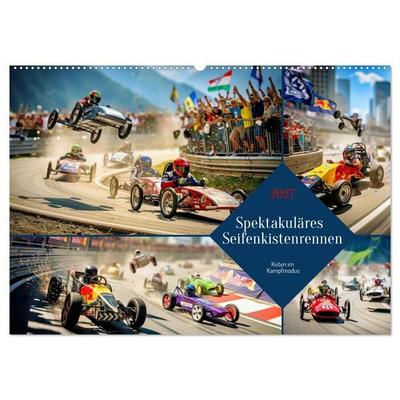 Spektakuläres Seifenkistenrennen (Wandkalender 2027 DIN A2 quer), CALVENDO Monatskalender