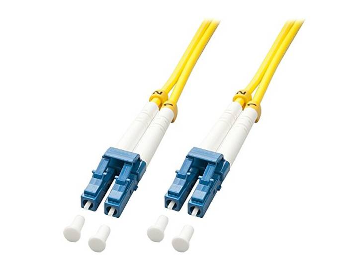 LineLWL Duplex LC OS2, 2m 2m LC LC LC zwart glasvezelkabel