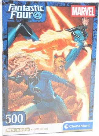 Clementoni 500-delige puzzel Fantastic 4 compact formaat
