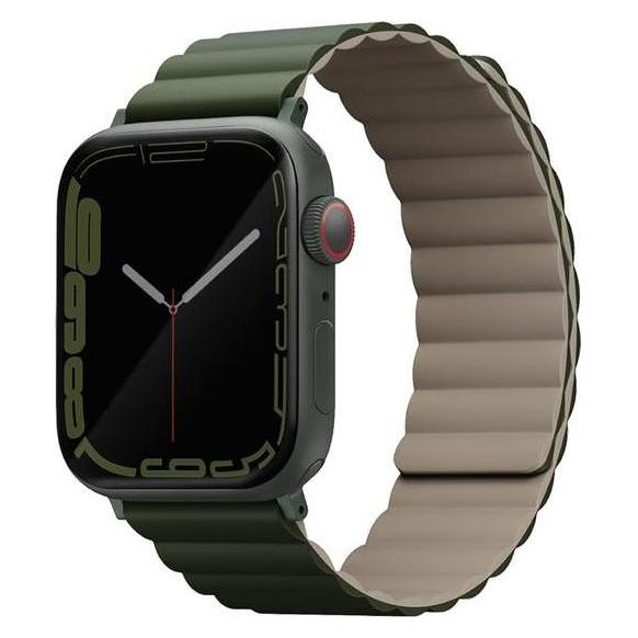 Uniq pasek Revix Apple Watch Series 1/2/3/4/5/6/7/8/SE/SE2/Ultra 42/44/45/49mm. Reversible Magnetic (22 mm, Silikon) (8886463679166)