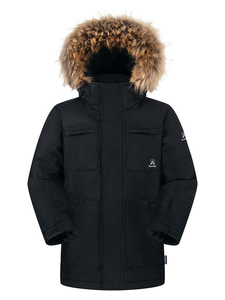 Kamik Parka ''Enzo'' in Schwarz - 140