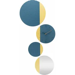 WANDUHR Design Blau 55/134 cm