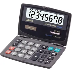 Casio SL 210TE Taschenrechner mit extra großem Display und extra großer Tastatur
