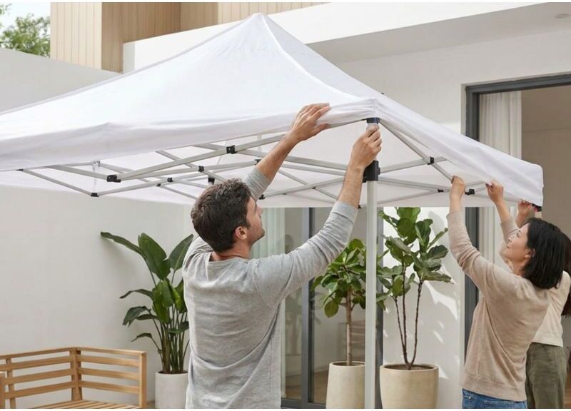 RegalosMiguel Techo para Carpas 4x4 Master - Blanco