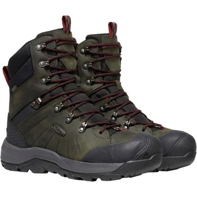 Outdoorschuh KEEN "REVEL IV HIGH POLAR", Herren, Gr. 42, grau (anthrazit), Leder, Schuhe Outdoorschuh
