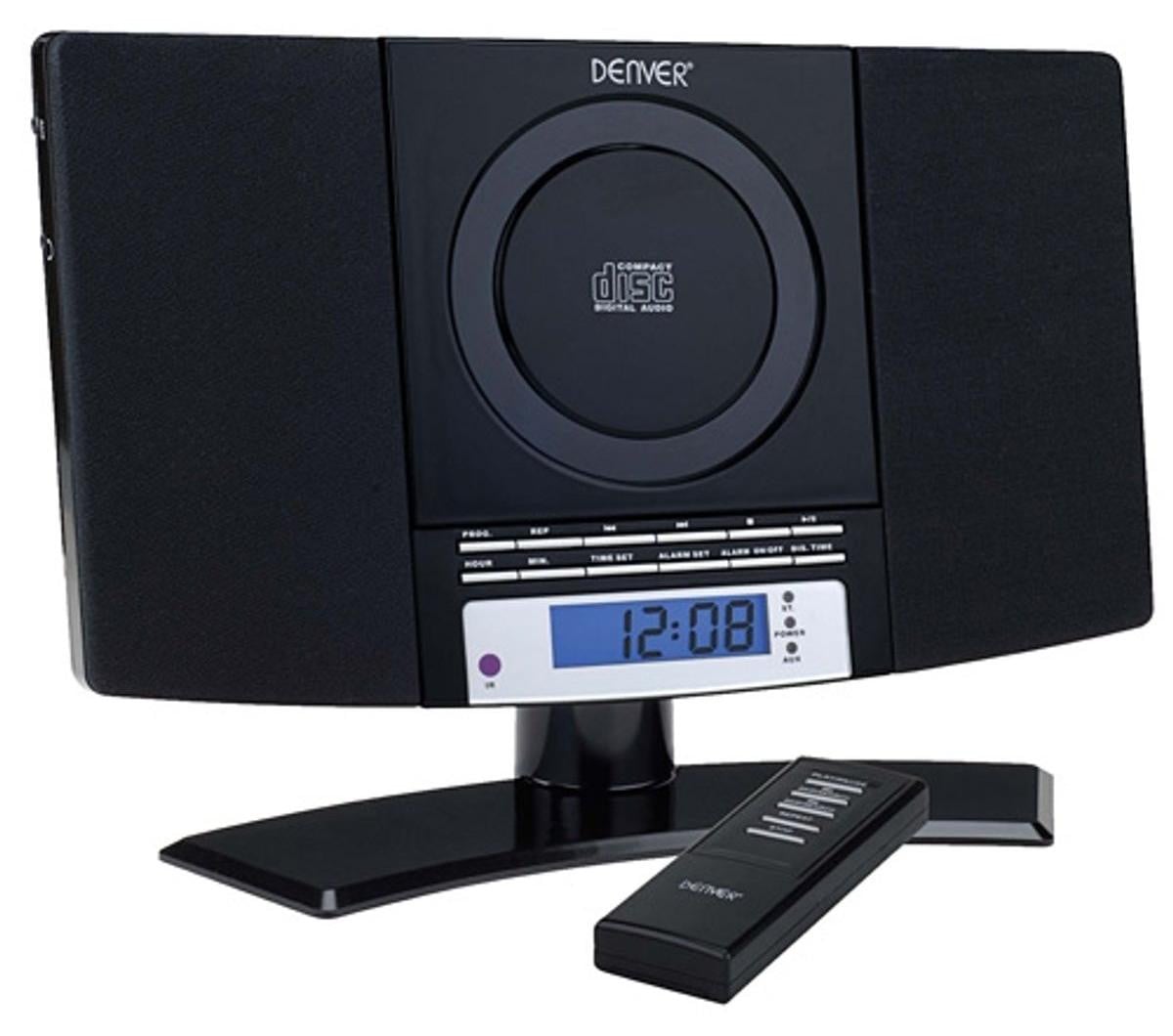 Denver MC-5220 compact audiosysteem met achtergrondverlichting, zwart