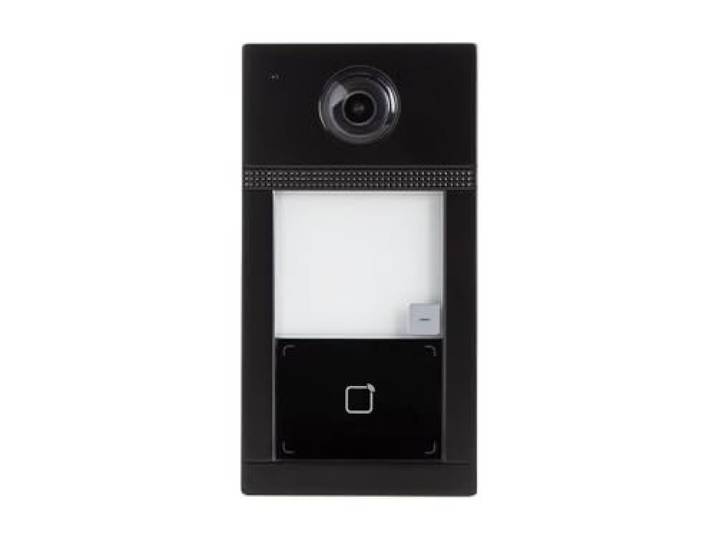 EtiamPro Video intercom deurbel, IP65, 2 MP camera, IR nachtzicht, PoE voeding, compatibele Guarding Vision app, metalen behuizing, zwart